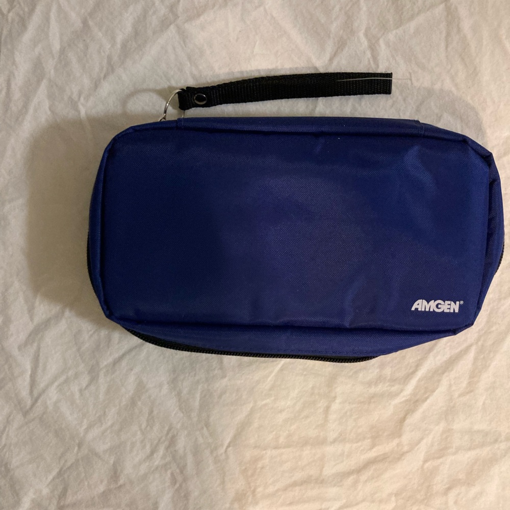 Blue Men's Toiletry Bag